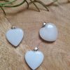Witte jade harthanger - Afbeelding 2