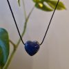 Lapis lazuli doorboorde harthanger