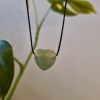 Groene aventurijn doorboorde harthanger