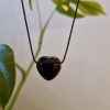 Obsidiaan doorboorde harthanger